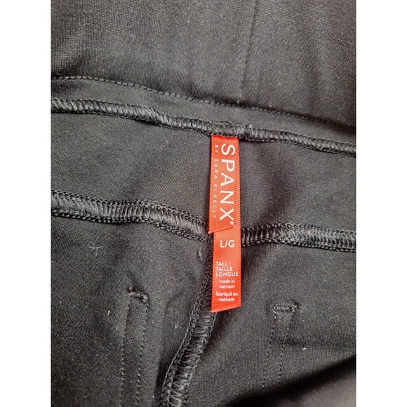 SPANKS ANKLE LEGGINGS JEGGINGS‎ Pull-On PANTS BLACK Size Large - Picture 4 of 7